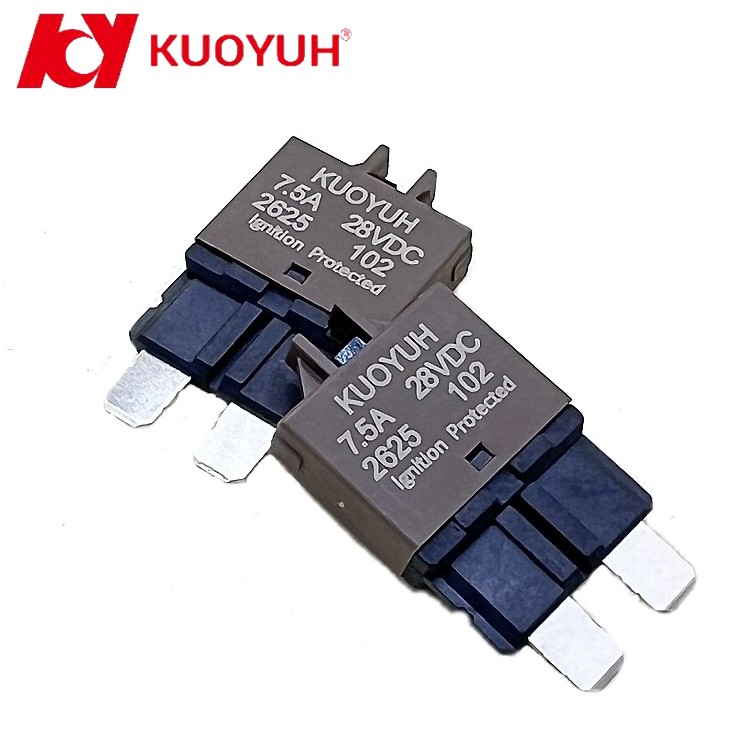 KUOYUH 102 Series 7.5A Automotive Push Fuse Circuit Breaker
