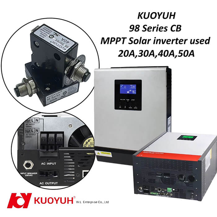 用於MPPT太陽能逆變器的國郁98系列斷路器