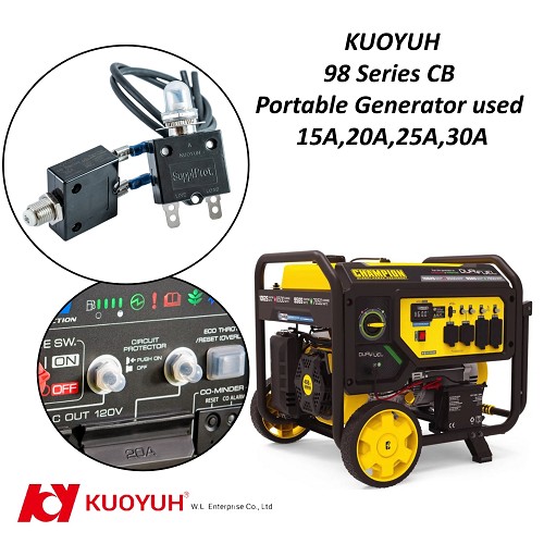 KUOYUH 98 Series Circuit Breaker – Best Overload Protection for Portable Generators KUOYUH 98 Series Circuit Breaker – Best Overload Protection for Portable Generators