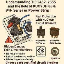 Ensuring Safe Power Distribution: Understanding TIS 2432-2555 and the Role of KUOYUH 88 & 94N Series in Power Strips Ensuring Safe Power Distribution: Understanding TIS 2432-2555 and the Role of KUOYUH 88 & 94N Series in Power Strips