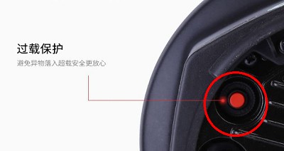 Red button is the overload protector