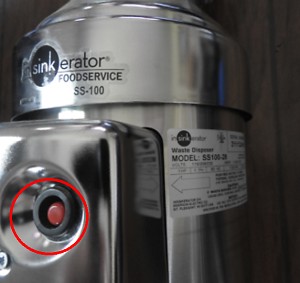 Red button is the overload protector