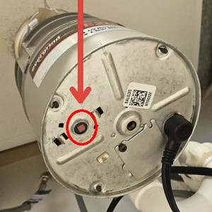 Red button is the overload protector