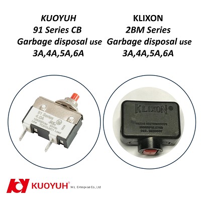 KUOYUH 91 Series vs. KLIXON 2BM Series Circuit Breakers