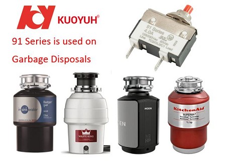 KUOYUH 91 Series Circuit Breaker for Garbage Disposals