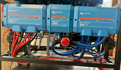 船用系統示例(含 Victron Lynx DC Distribution)