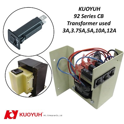 大型泳池電源模組搭載多顆 KUOYUH 92 系列按壓復位保護器