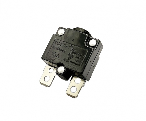 15 Series 15A Push-To-Reset Circuit Breaker