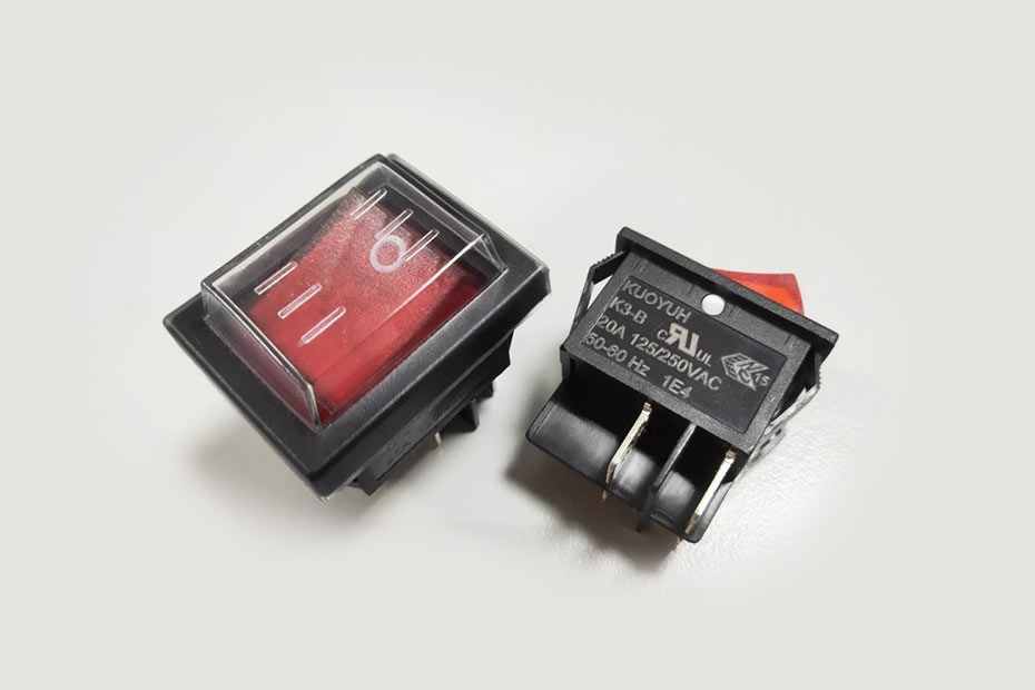 K3 Series Nylon Push Rocker Switches